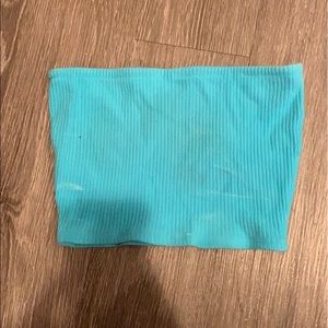 Blue Urban Outfitters tube top